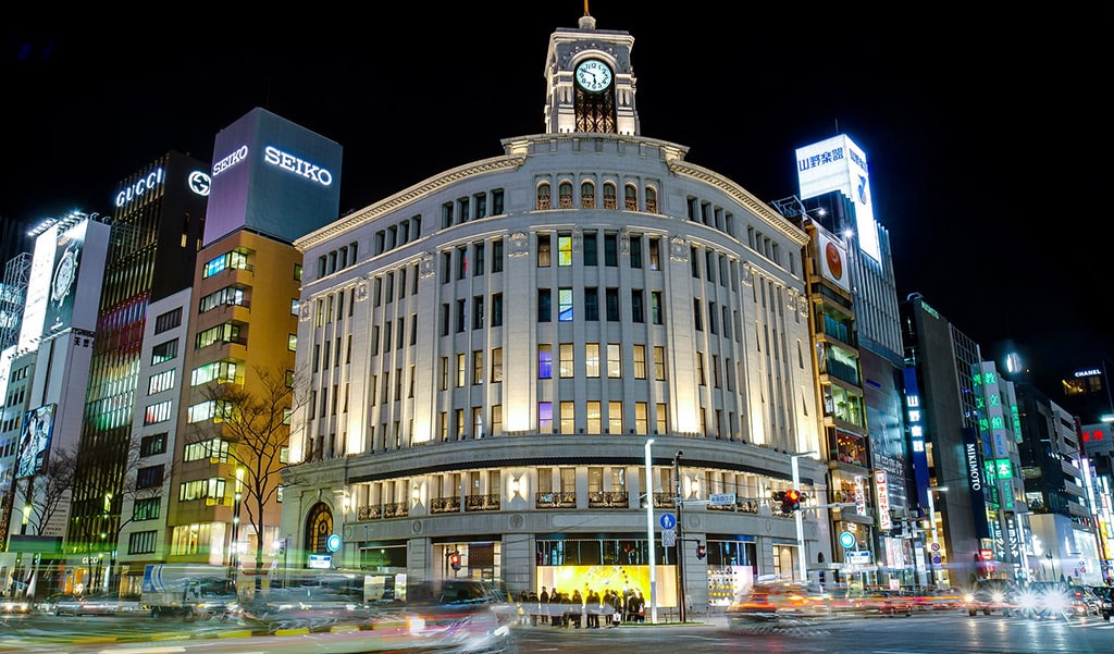 A shooping mall in Japan