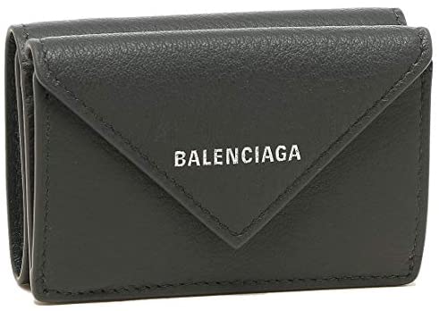 [バレンシアガ]Folded wallet Ladies BALENCIAGA 391446 DLQ0N 1110 Gray [並行輸入品]