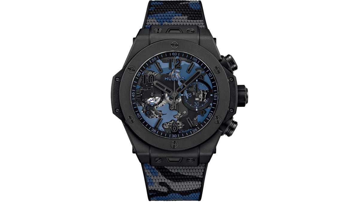 77 limited to Japan!Hublot’s new watch “Big Bang Unico All Black Blue Camo” with an impressive wild color and design ｜ @DIME At Dime