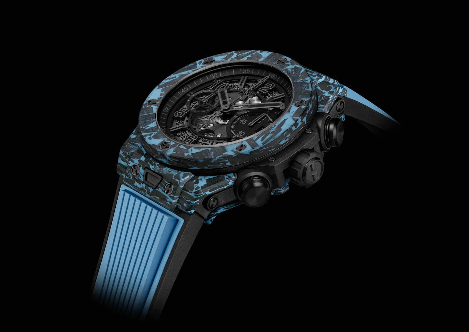 From Hublot, a Japan limited edition Big Bang is here! |Big Bang Unico Carbon Sky Blue | octane.jp
