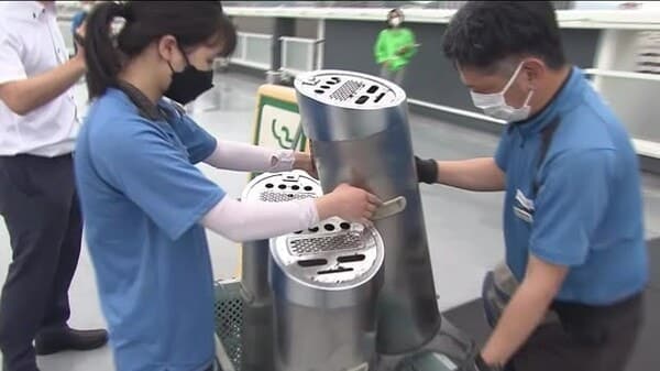 World No Tobacco Day Ashtrays removed for a limited time Hiroshima Prefectural Government | – FNN Prime Online