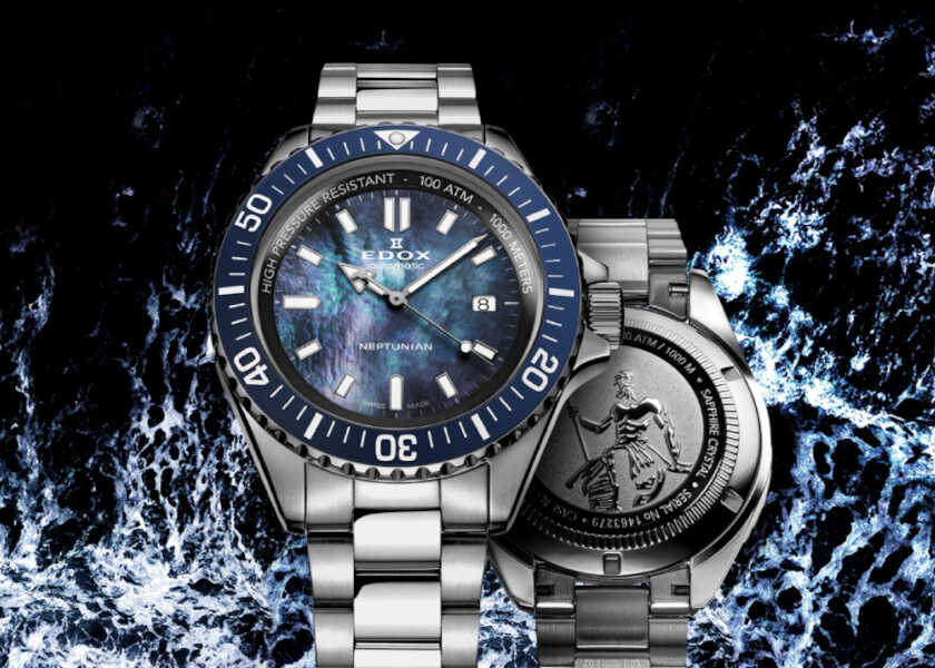 Edox’s new divers are limited to Japan! The MOP dial made of natural materials that shines blue will elevate the appearance of an adult’s jacket! | Watches | Safari Online
