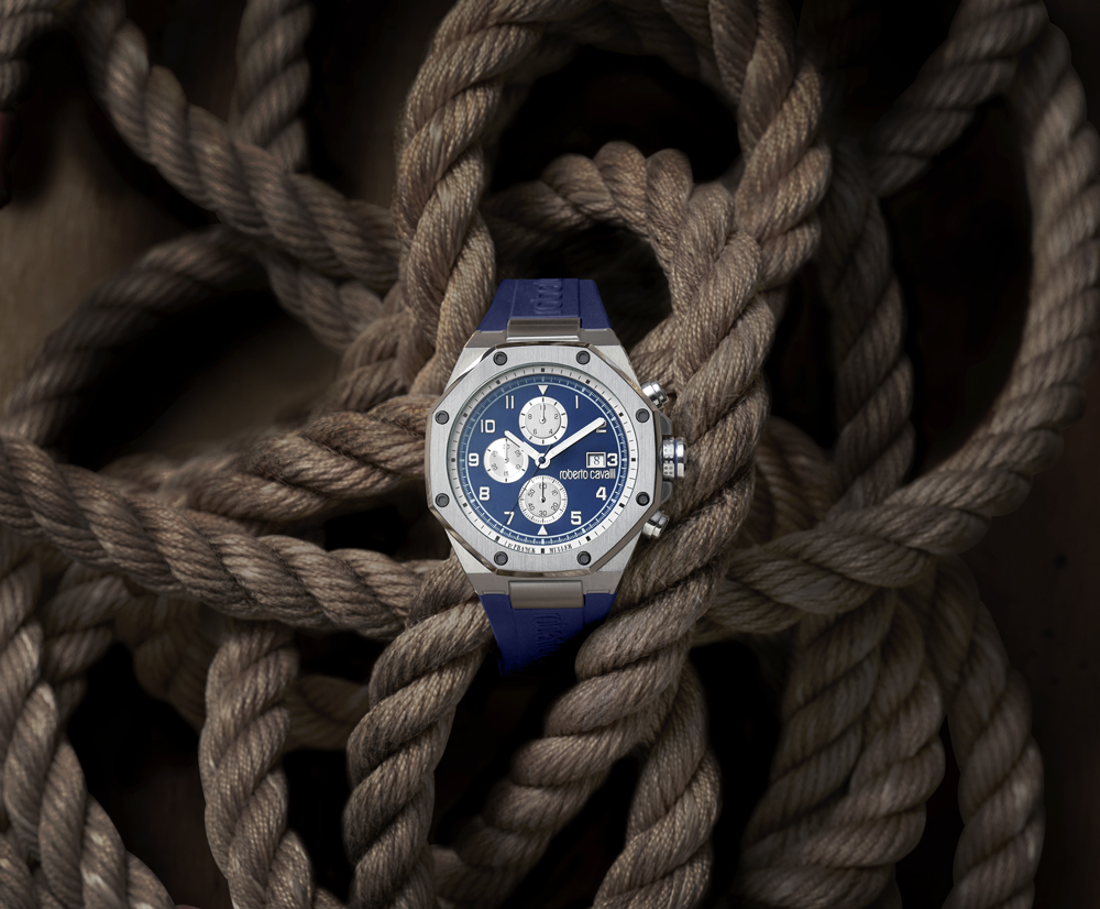 Recommended for summer, “All Black × Navy” and all 5 types of Japan-only models[Accented with octagonal bezel]”Roberto Cavalli BY Franck Muller” new work – Watch LIFE NEWS|Watch LIFE NEWS